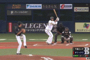 【オリックス対ロッテ22回戦】オリックス・T-岡田、ロッテ・古谷から二試合連続となる第１５号先制ソロホームラン！！！！！