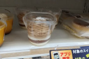 【画像】セブンイレブンのモンブラン、やせたかなしい姿になる