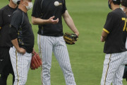 【アクシデント？】阪神ガンケル突然キャッチボール中断　５・１先発予定「何もないですよ」