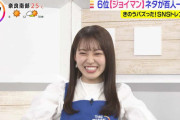 櫻坂46松田里奈、朝から全力ジョイマン【THE TIME,】