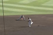 【GIF】巨人坂本の守備、様子がおかしい