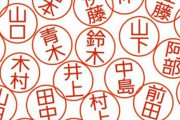 「最も風評被害を受けた名字」と言えば？