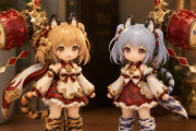 AIで人物画をチビキャラのフィギュア画像にする
