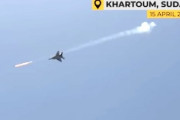 【動画】スーダンでクーデターか。首都で戦闘機がミサイルを発射する瞬間などが撮影される。