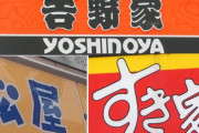 吉野家VSすき家VS松屋が決着！？ 松屋だけがあまりにも厳しい状況に