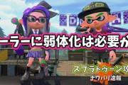 【スプラトゥーン2】ローラー弱体化の話すると批判してくるイカいるけど、実際したほうが良くね？！