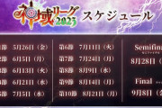 【神域リーグ】スケジュール発表されたのか！『第1試合は5月26日(金)18:00～』『ほぼ毎週じゃん』