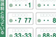 車の人気ナンバーを有料抽選に？「777」など倍率低下期待