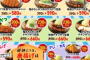 【乞食速報】松のやさんロースカツを驚異の500円台セール開始してしまう…
