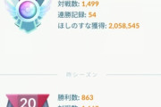 【ポケモンGO】勝率5割切っても「レジェンド」行ける模様