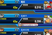 【パワプロアプリ】8310を43で割ると大体193 内4回は2倍になってる、さて1球幾つ？
