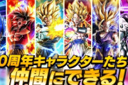 【ゲーム】ドラゴンボールドッカンバトルさん10周年キャラを無料で配るとんでも無い施策をしてしまうｗｗｗｗｗ