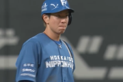 F松本剛　打率.354（リーグ1位）