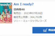 【日向坂46】10thシングル『Am I ready?』初日売上364,702枚