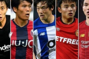最新の「日本人サッカー選手市場価格」が発表されたけど本田や香川や長友や柴崎とかはもうオワコンなんだな