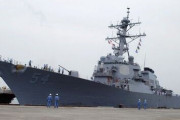 【米海軍】ミサイル駆逐艦「カーティス・ウィルバー」が台湾海峡を通航したと発表