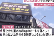 ドンキの屋上からカートを落とした女子中学生（14）「人に当たったら死んでしまうと分かっていた」