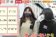 【悲報】顔文字使ってるやつ、おっさんしかいない模様。若者「顔文字は使ってない」