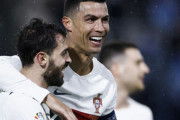 「まさに生きる伝説」EURO予選で２戦連続２発のC・ロナウドに感嘆の声！「結局点を取る漢、かっこよすぎ」