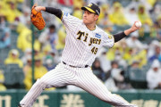大竹耕太郎(神) 防御率0.48 37.2回 5勝0敗 K/BB6.67