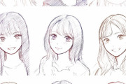 漫画家のななみね希先生、櫻坂46二期生メンバー9名のイラストを公開