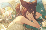 【グラブル】6月はジューンブライド！ウエディングドレス姿のアンスリアのイラストがTwitterにて公開！