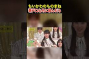 乃木坂46 ちいかわのものまねを瀬戸口心月に頼んだら…【うさぎ】