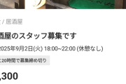 【朗報】タイミーの募集欄で短編小説を書く雇用主が現れる