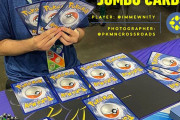 ポケモンカード国際選手権で「ジャンボカード」で対戦するプレイヤー現る　カードのデカさがヤバイｗｗｗ