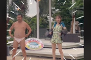 【メイキング動画】百田夏菜子、とにかく明るい安村と…「ダブル “履いてますよ” ww」｢夏菜子スタイルいい〜」｢安村さんプロ」