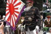 【画像】韓国人「靖国で恒例の日本軍コスプレ査閲行事のおじいさんが○亡！その焼香所がマジでヤバかった」　韓国の反応