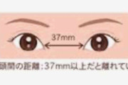 目と目の間の距離