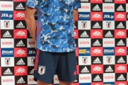 【日本代表】新ユニフォームを着用したU-22日本代表MF遠藤渓太「希望に満ち溢れた凄く良いデザイン」
