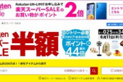 楽天スーパーSALE最終日､リピート購入でポイント2倍や楽天カード利用でポイント5倍開始
