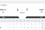 【2軍日本ハムvs.DeNA】3-7で敗北