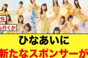 【朗報】あの企業がひなあいのスポンサーになる！！【日向坂46】