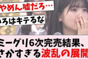 【速報】34thミーグリ6次完売結果が判明！筒井にまさかの事態が…に対するオタの反応集