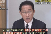 「2020年代後半に日本人宇宙飛行士の月面着陸を実現」…岸田首相が表明！