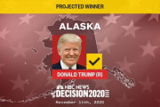 アラスカ州、 トランプ大統領が勝利！ ｷﾀ━━━━(ﾟ∀ﾟ)━━━━!!