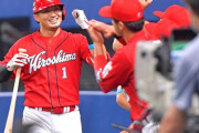カープ鈴木誠也2打席連続ホームラン！メヒア1号！あわやドアラ直撃！！