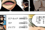 【ワンピース】尾田栄一郎先生「ルッチの強さは4000道力です」