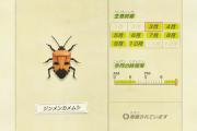 【あつまれどうぶつの森】ジンメンカメムシきもい！←1000ベルで売れるのに…