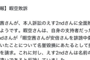 【悲報】暇空茜さん、本人訴訟の元暇アノンに敗訴