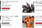 【ガンプラ】一般販売のMG1/100、今年の新作発表はまさかのゼロ？！