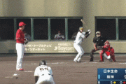 阪神2軍　日本生命との練習試合　髙寺望夢　4安打目　2点タイムリー2ベースヒット