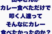 【悲報】れいわ公認市議会候補さん「山本さんがカレー食べただけで叩く人たちってそんなにカレー食べたかったのか？」