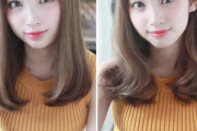 【比較画像あり】どっちの方が可愛く見える？