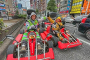 「ゴーカート」外国人観光客が東京を爆走、コロナ前のような光景が再び