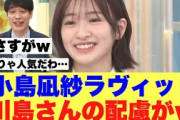 【話題】櫻坂46小島凪紗出演ラヴィットでMC川島さんの配慮が話題に…