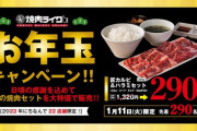 【悲報】焼き肉ライク『1,320円→290円セール』、雨の中”長蛇の列”が発生してしまうｗｗｗｗｗｗｗｗ